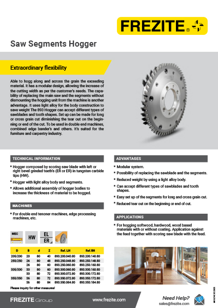 Rozdrabniacze Segmentowe 893 flyer